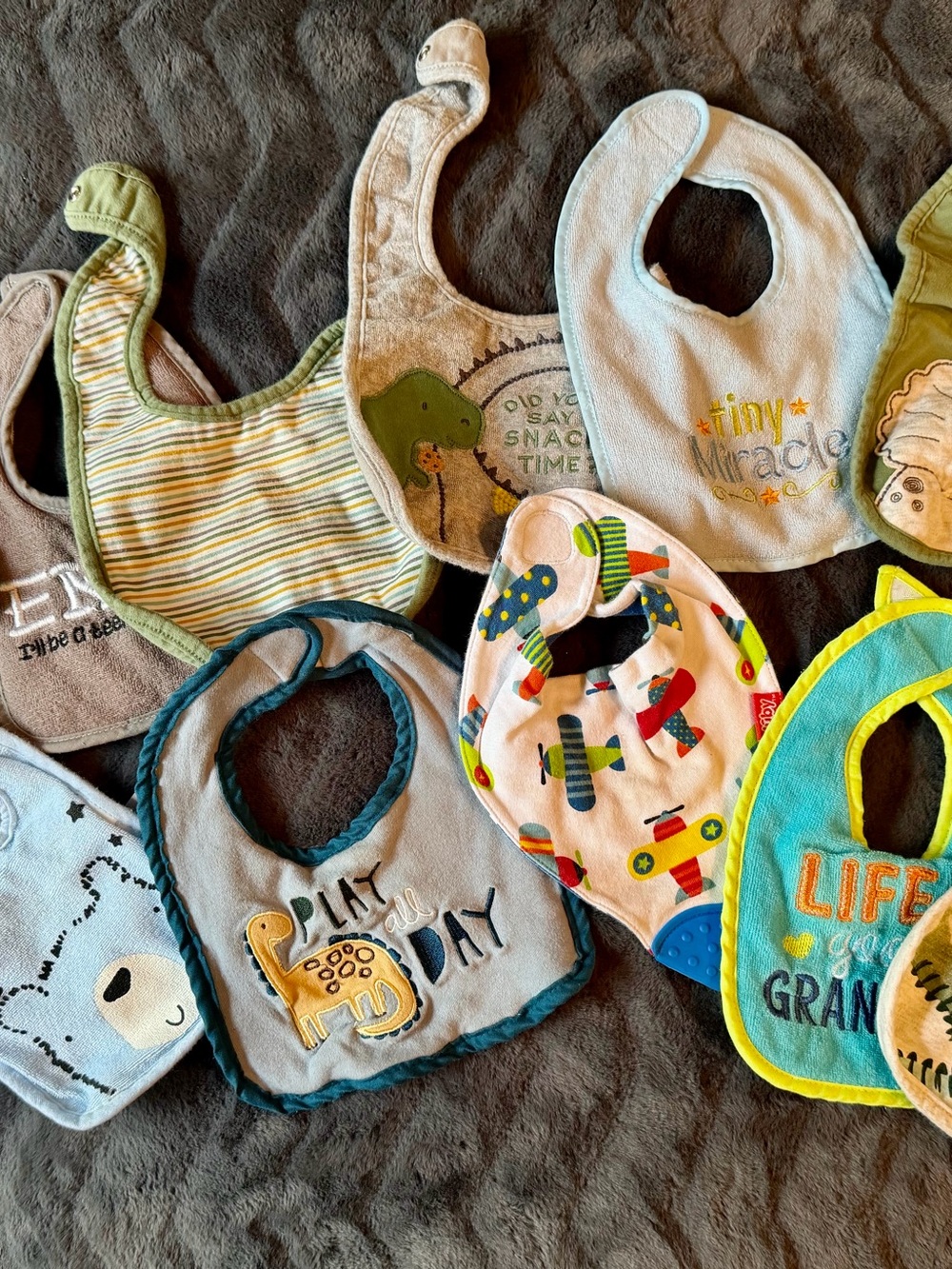 Multicolor Baby Bib Set